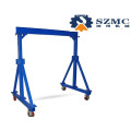 Height Adjustable Light Weight Duty Aluminum Portable Mobile Mini Indoor Small Gantry Crane Price